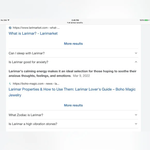 Sterling silver Larimar ring - Picture 6 of 8